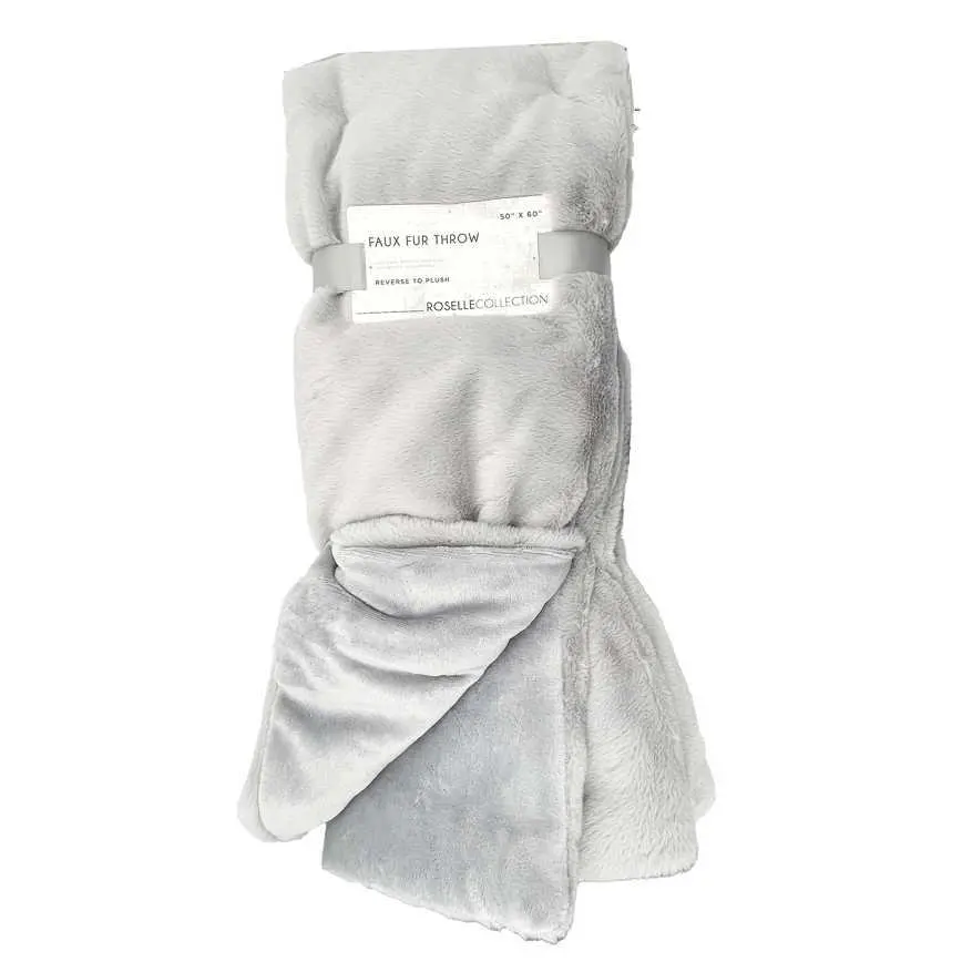 Luxurious Faux Fur Throw 1