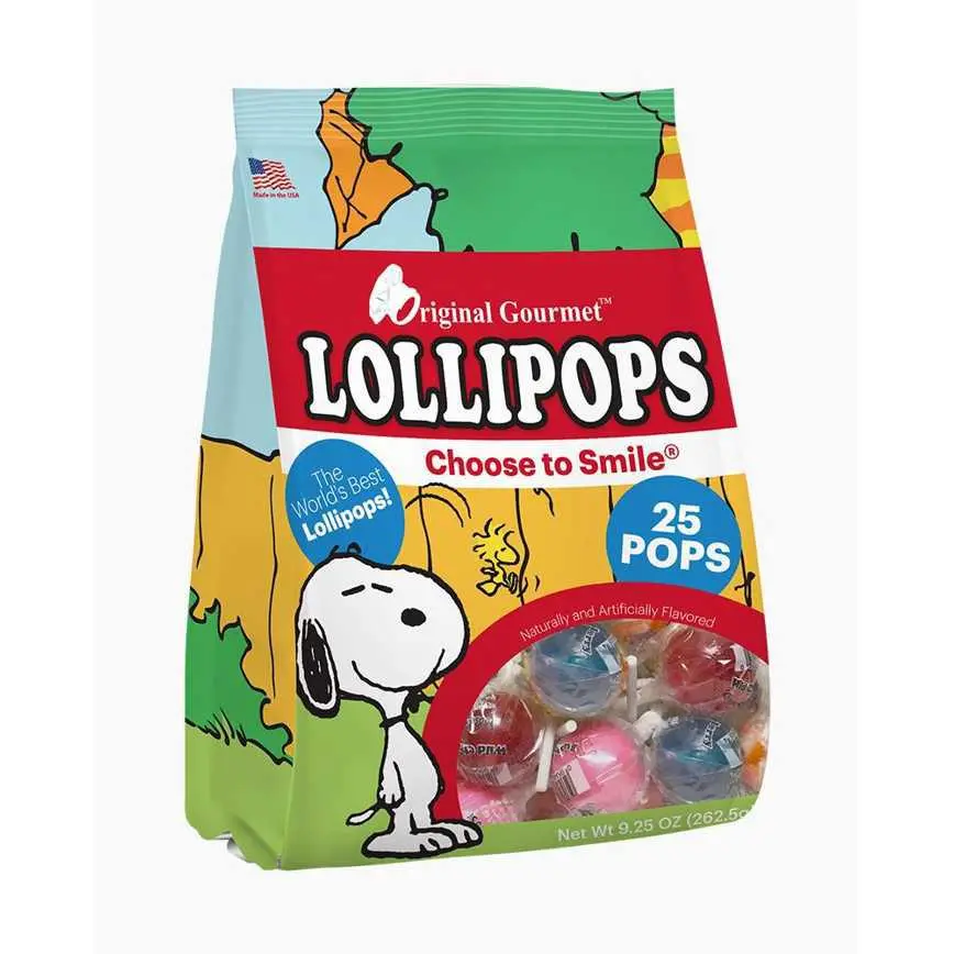 Original Gourmet Lollipops Snoopy Lollipops 25 Ct. 1