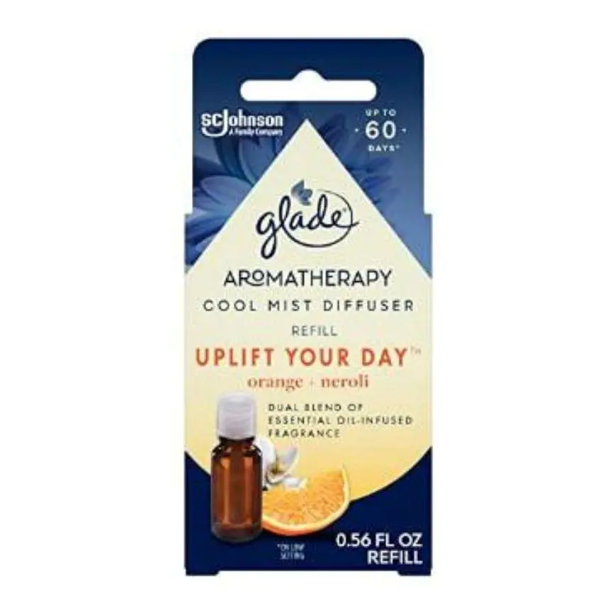 Glade Aromatherapy Cool Mist Diffuser Refill Uplift Your Day 0.56 Oz. 1