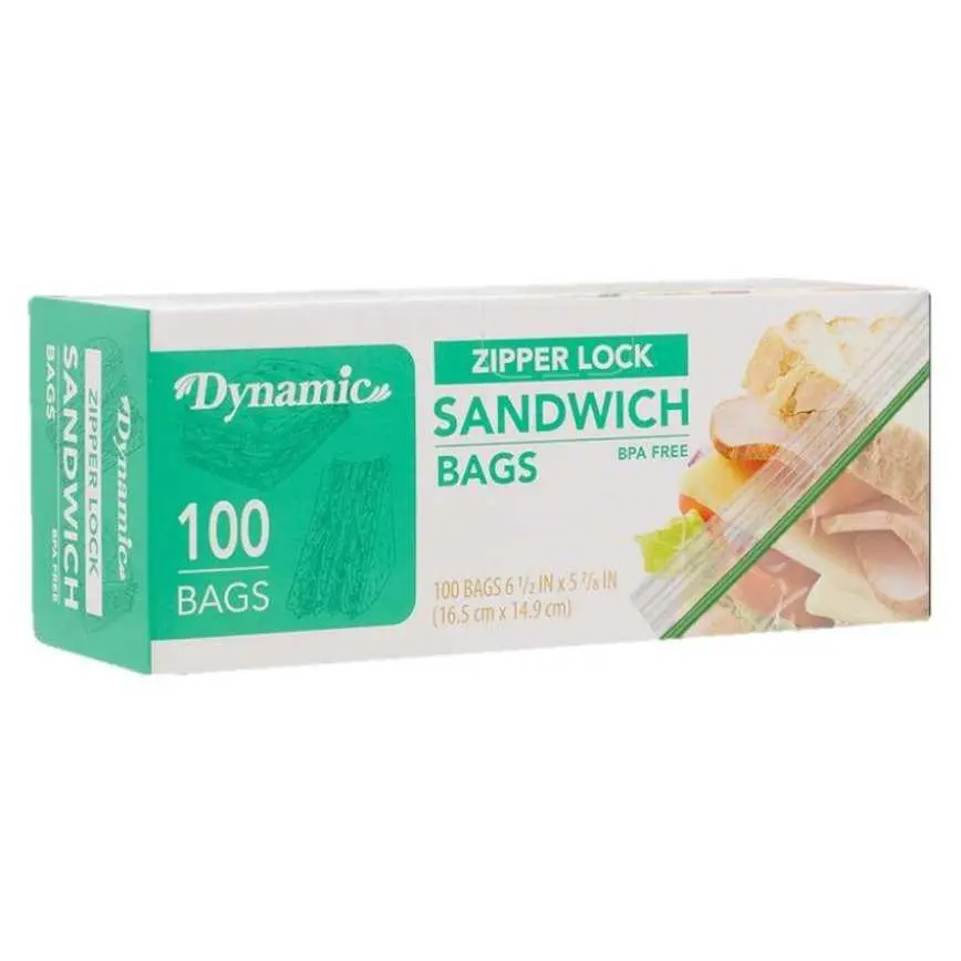 Dynamic Sandwich Bags 100 Ct. 1