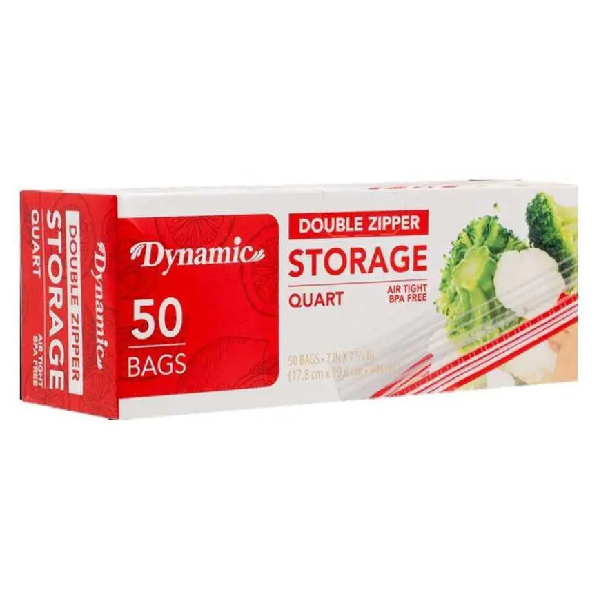 Dynamic Quart Storage Bags 50 Ct. 1