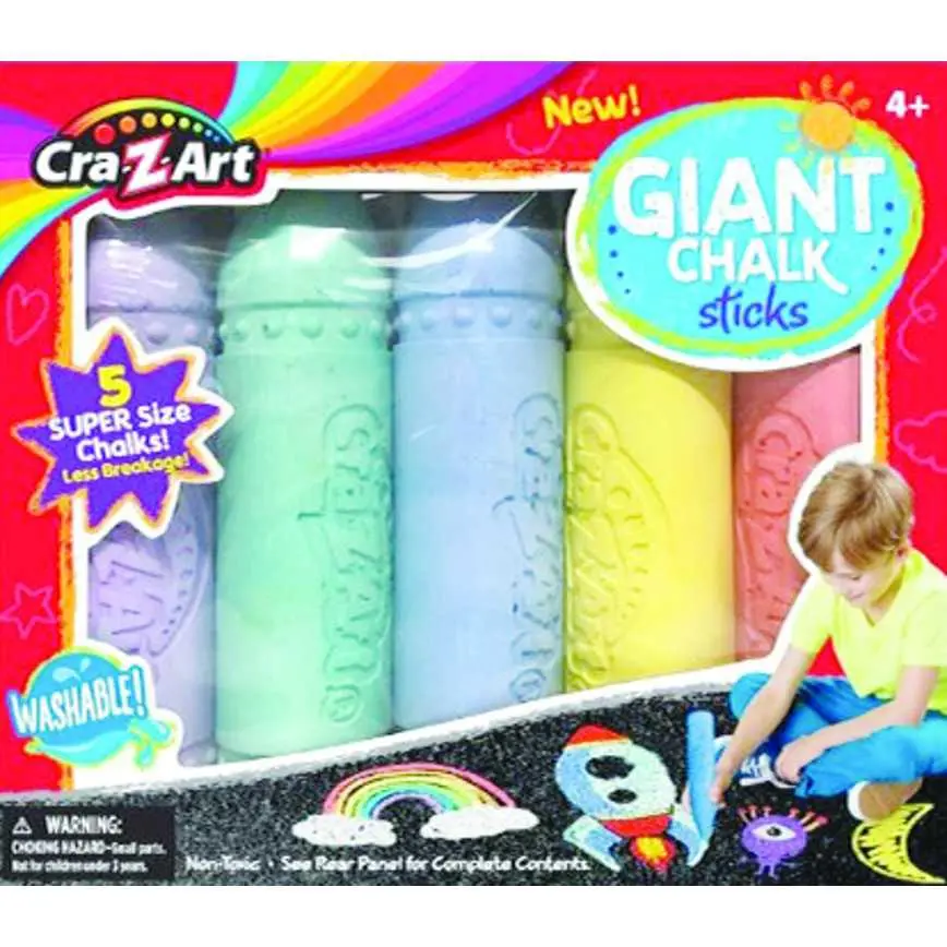 Cra-Z-Art Giant Chalk Sticks 5 Pk. 1