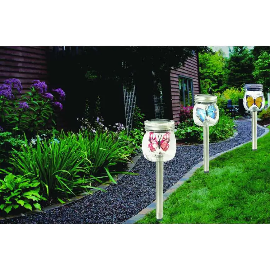 Solar Butterfly Garden Stakes 1