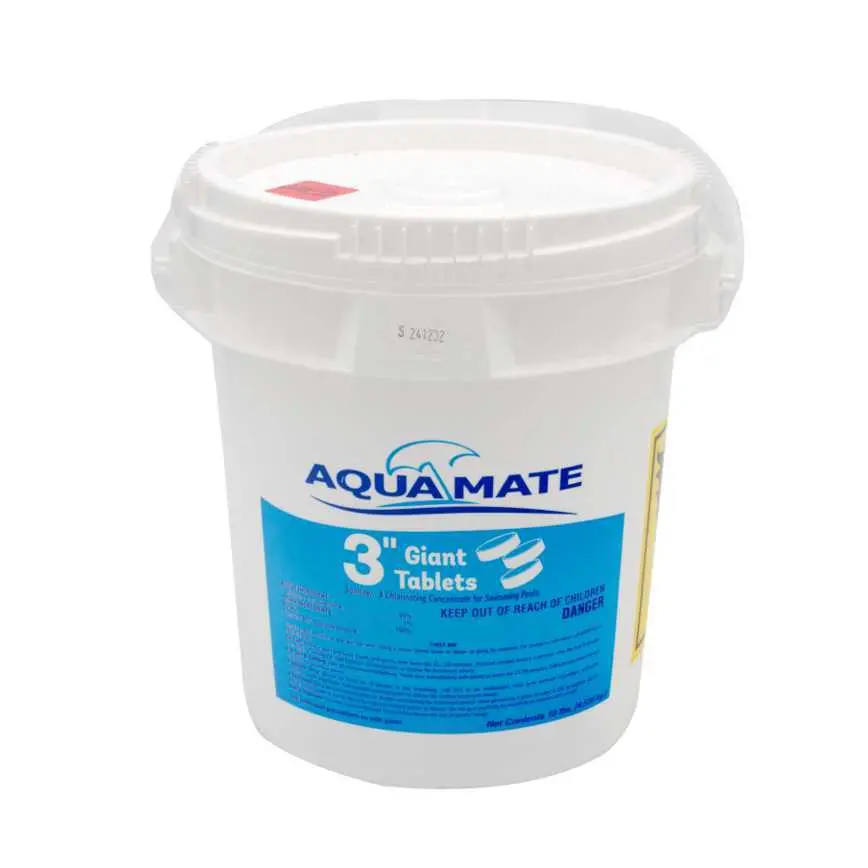 Aquamate Chlorine Tablets 10 Lb. 1