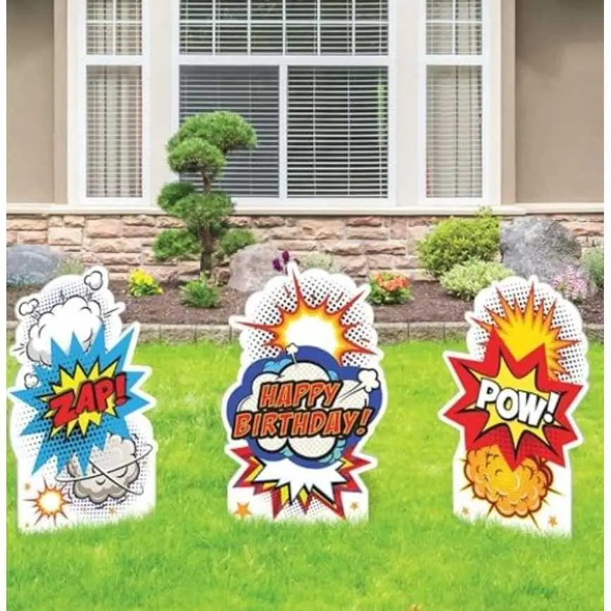 Yard Signs 3 Pk. 24.8" X 15.8" 1