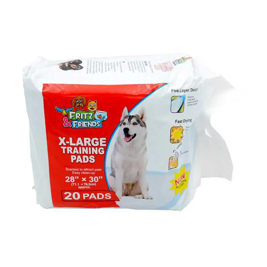 Fritz & Friends 28" X 30" X-Large Puppy Pads 20 Ct. 1