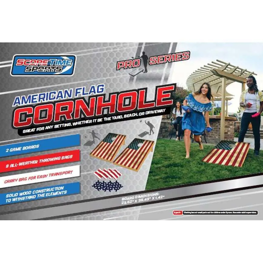 Score Time Sports American Flag Cornhole 1