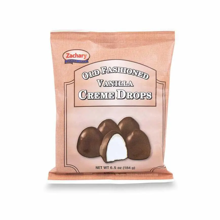 Zachary Confections Old Fashioned Vanilla Creme Drops 6.5 Oz. 1