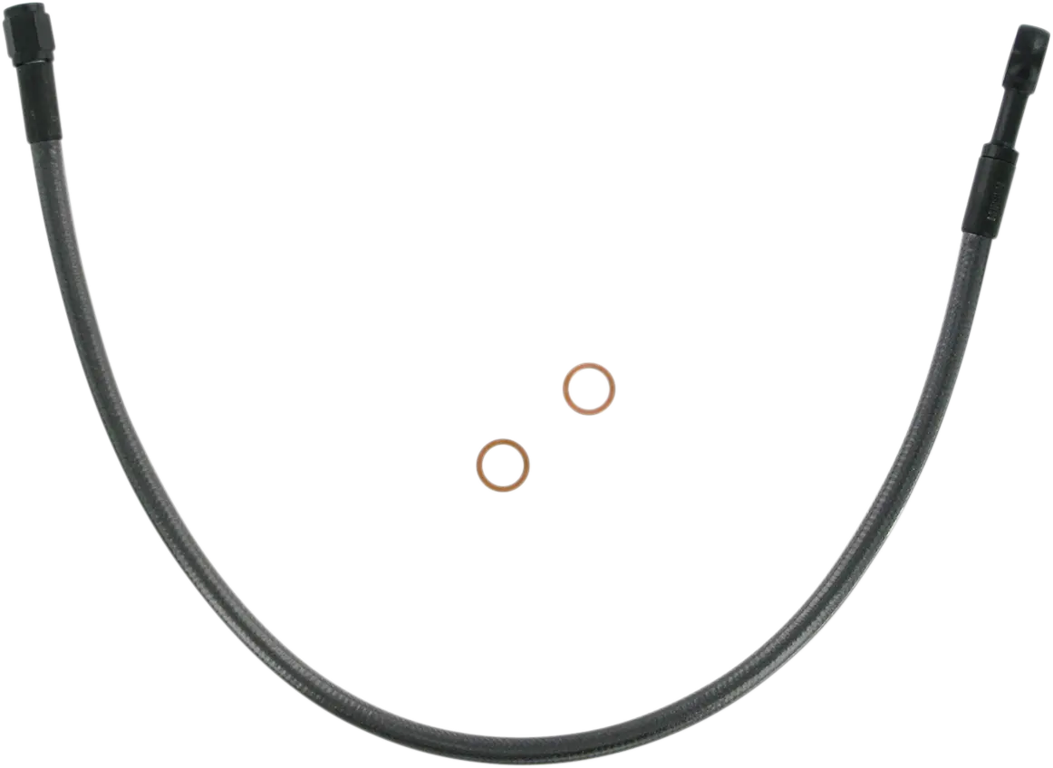 Magnum Shielding Brake Line - 10 Mm-Straight - 31" - Black Pearl 47631 1