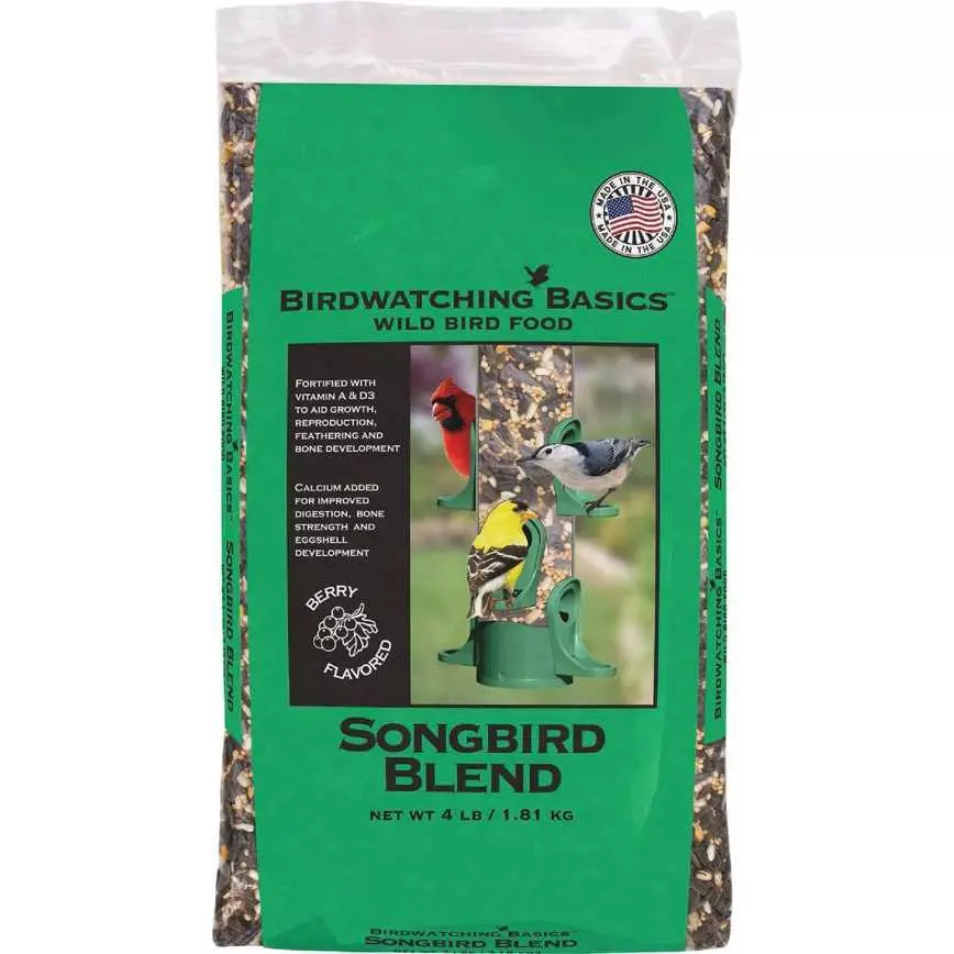 Birdwatching Basics Wild Bird Food Songbird Blend 4 Lb. 1