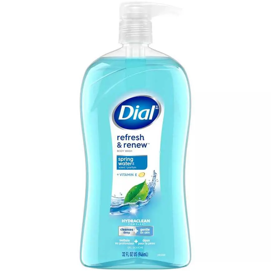 Dial Spring Water Body Wash 32 Oz. 1