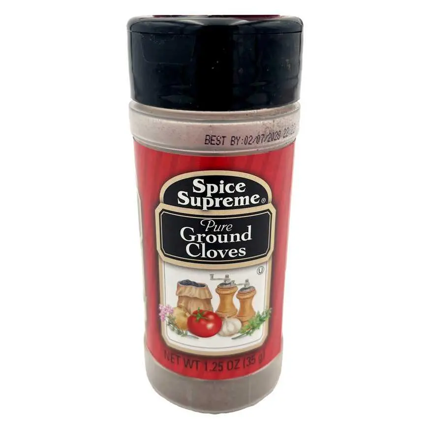 Spice Supreme Pure Ground Cloves 1.25 Oz. 1