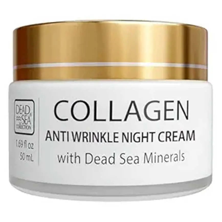 Dead Sea Collection Collagen Anti-Wrinkle Night Cream 1.69 Oz. 1