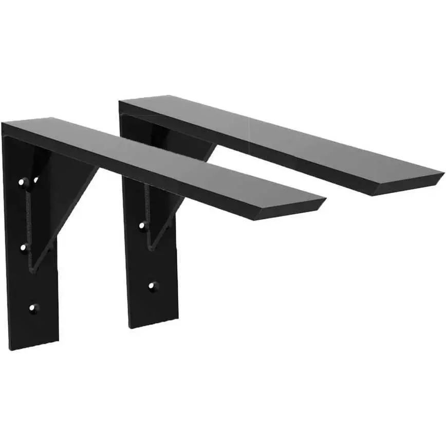 L Shaped Shelf Bracket 2 Pk. 10" X 12" 1