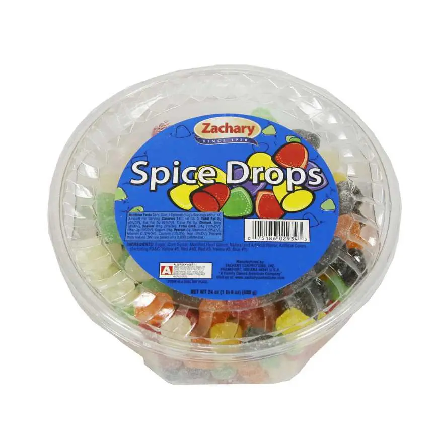 Zachary Confections Spice Drops 24 Oz. 1