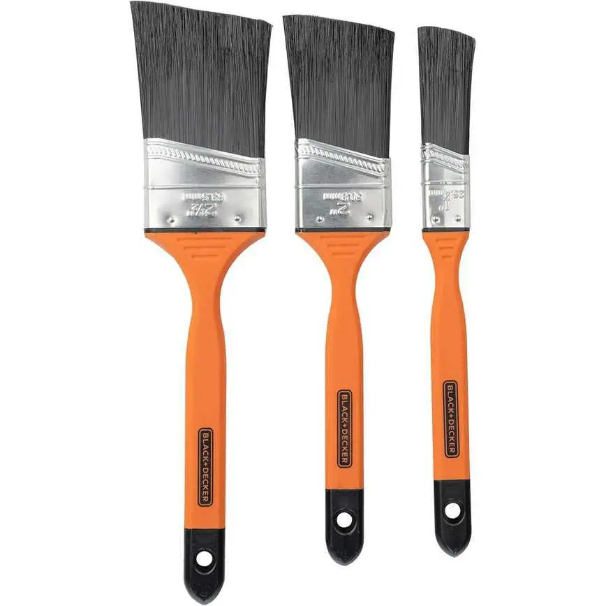 Black+Decker Angled Brush Set 3 Pk. 1