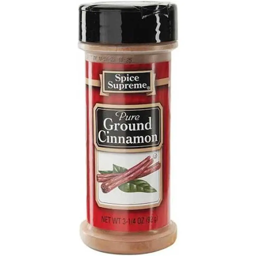 Spice Supreme Pure Ground Cinnamon 3.25 Oz. 1