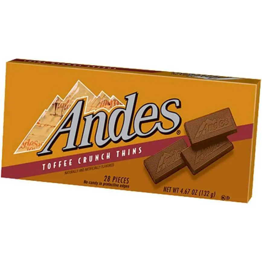 Andes Toffee Crunch Thins 28 Pc. 4.67 Oz. 1