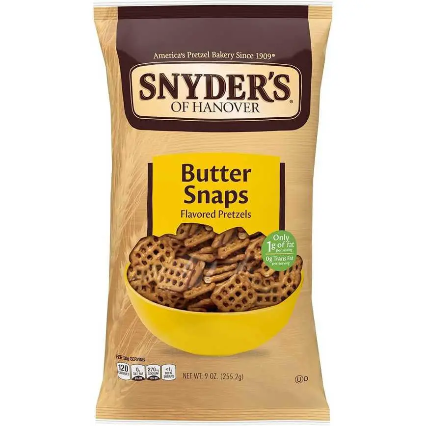 Snyder's Of Hanover Butter Snaps Pretzels 9 Oz. 1
