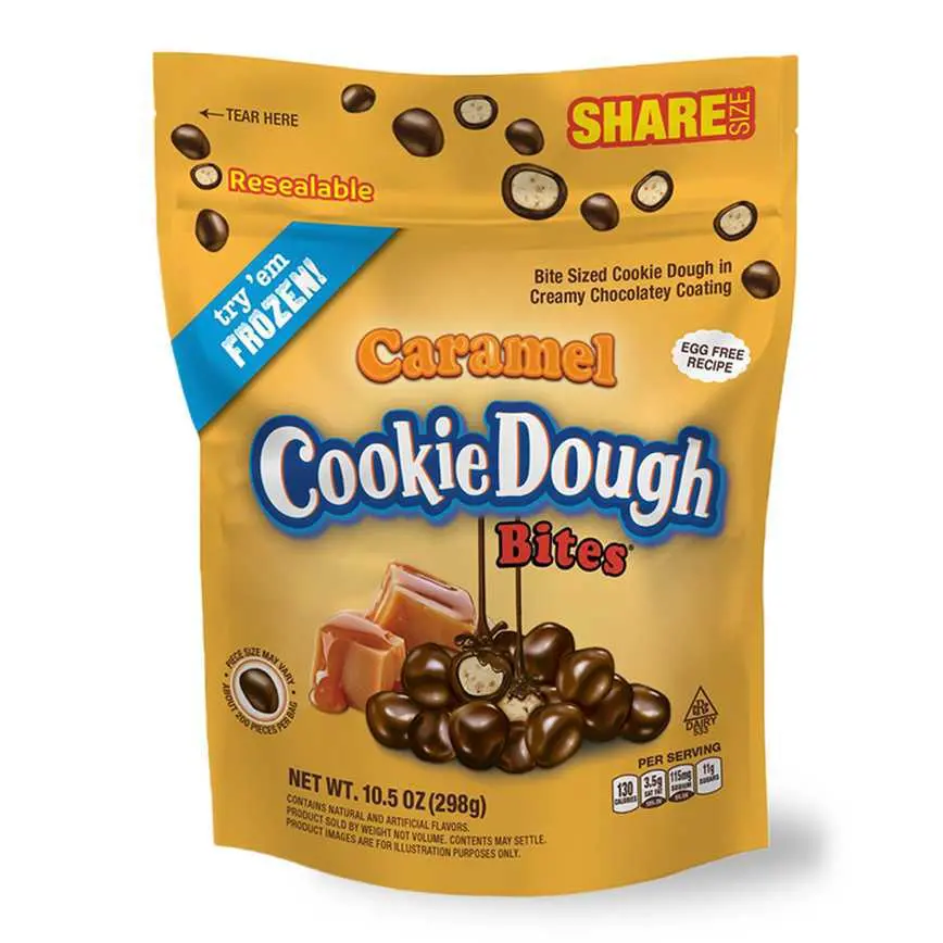 Cookie Dough Bites Caramel 10.5 Oz. 1