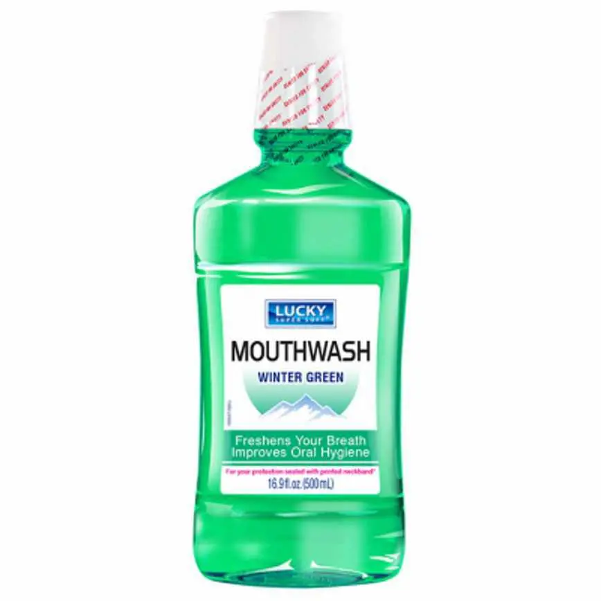 Lucky Super Soft Winter Green Mouthwash 16.9 Oz. 1