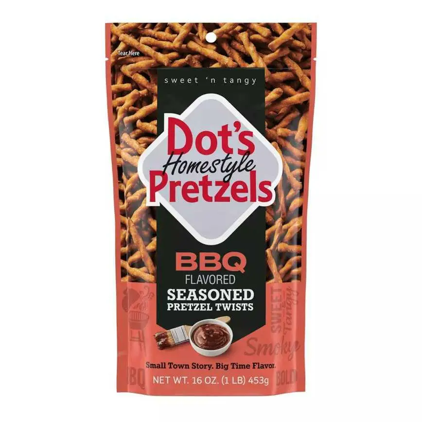 Dot's Homestyle Pretzels Bbq Flavored 16 Oz. 1