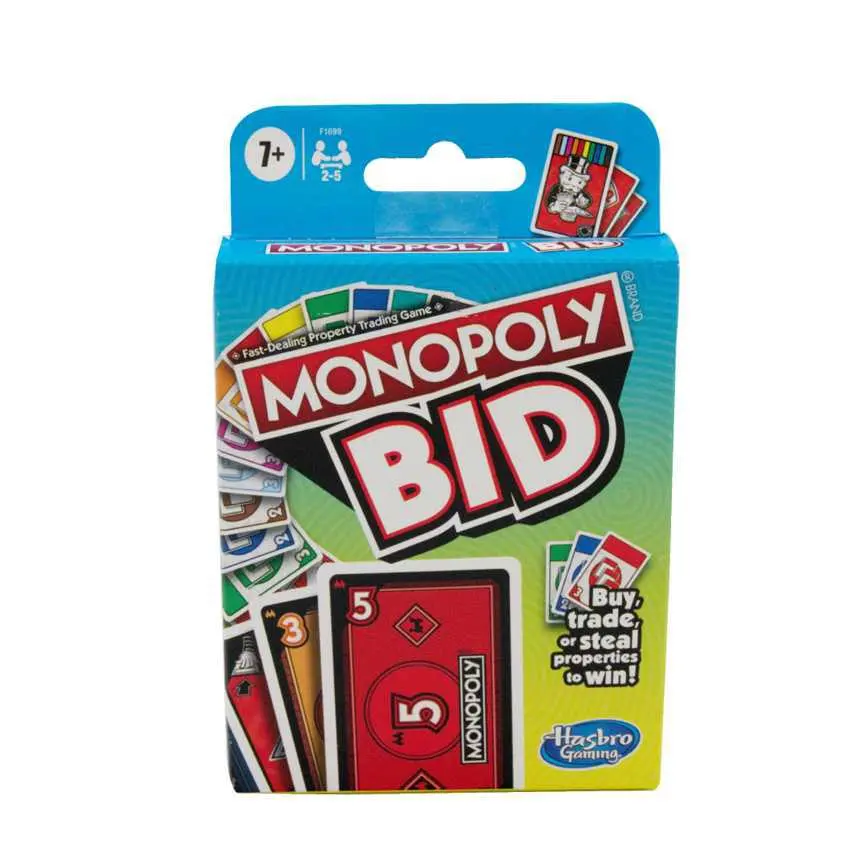 Monopoly Bid Card Game 1
