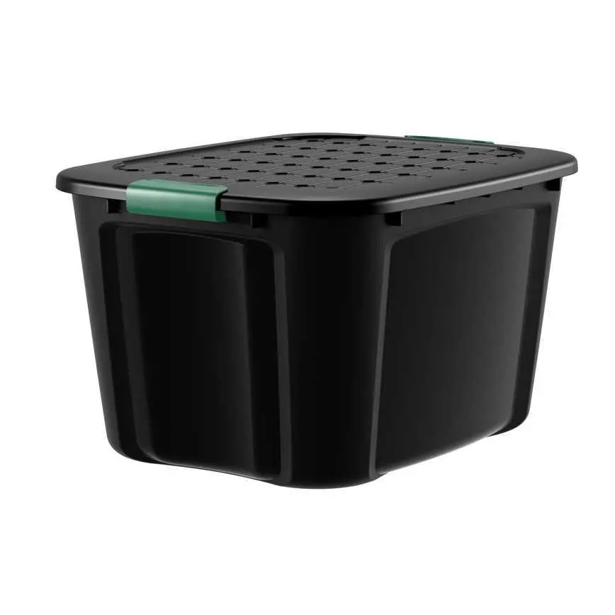 Storage Tote With Locking Lid 34 Gal. 1