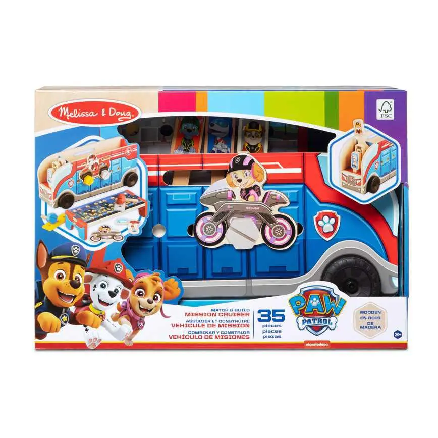 Melissa & Doug Paw Patrol Match & Build Mission Cruiser 1