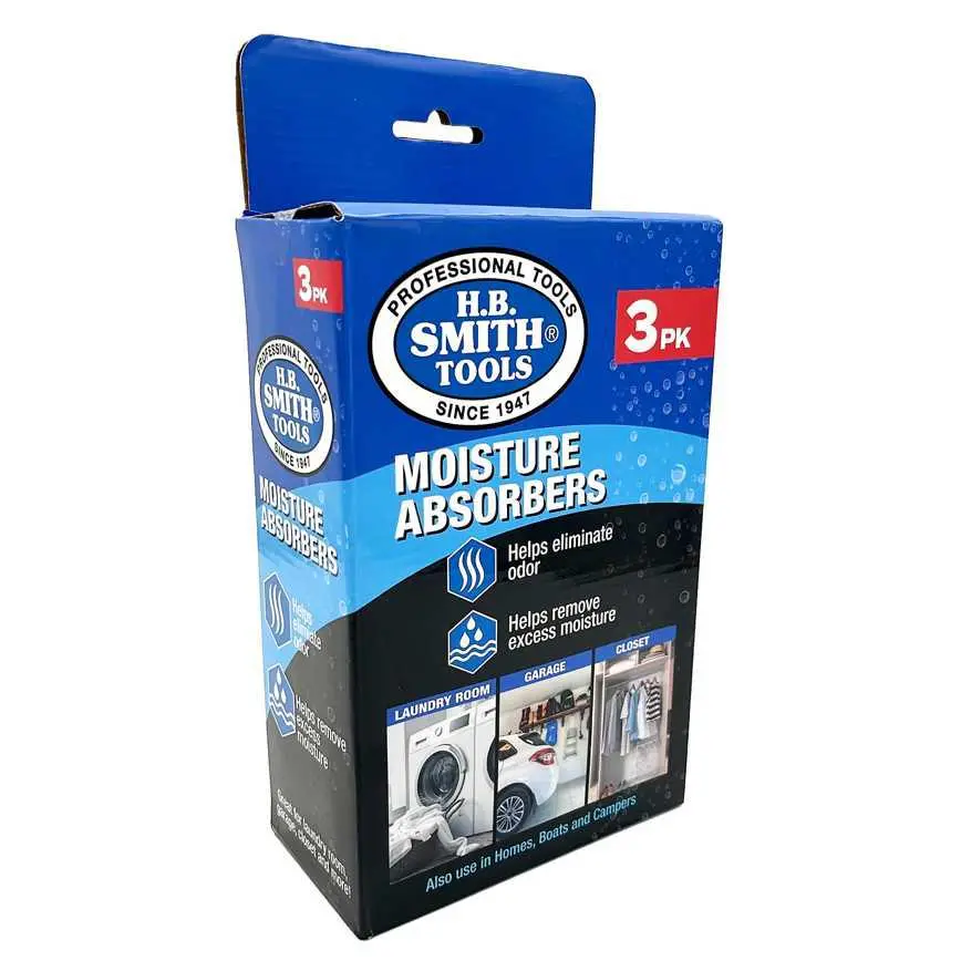 H.B. Smith Tools Moisture Absorbing Hanging Bag 3 Pk. 1