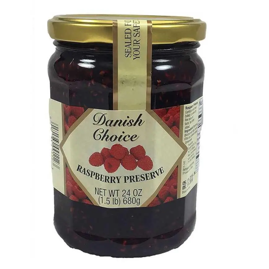 Danish Choice Raspberry Preserve 24 Oz. 1