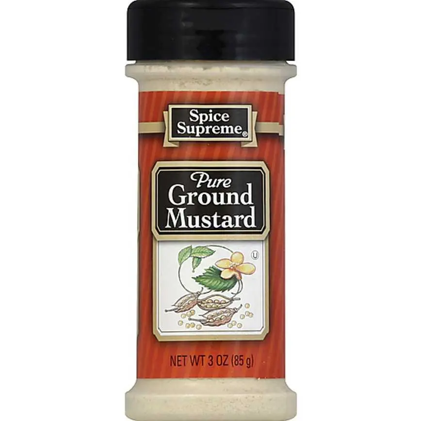 Spice Supreme Pure Ground Mustard 3 Oz. 1
