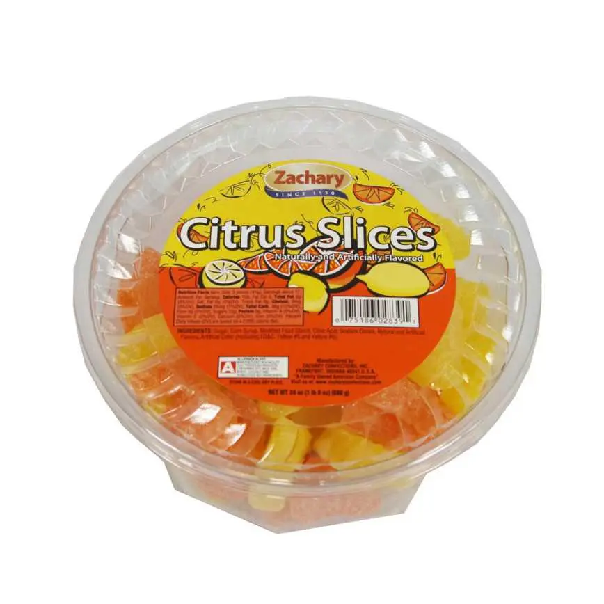 Zachary Confections Citrus Slices 24 Oz. 1