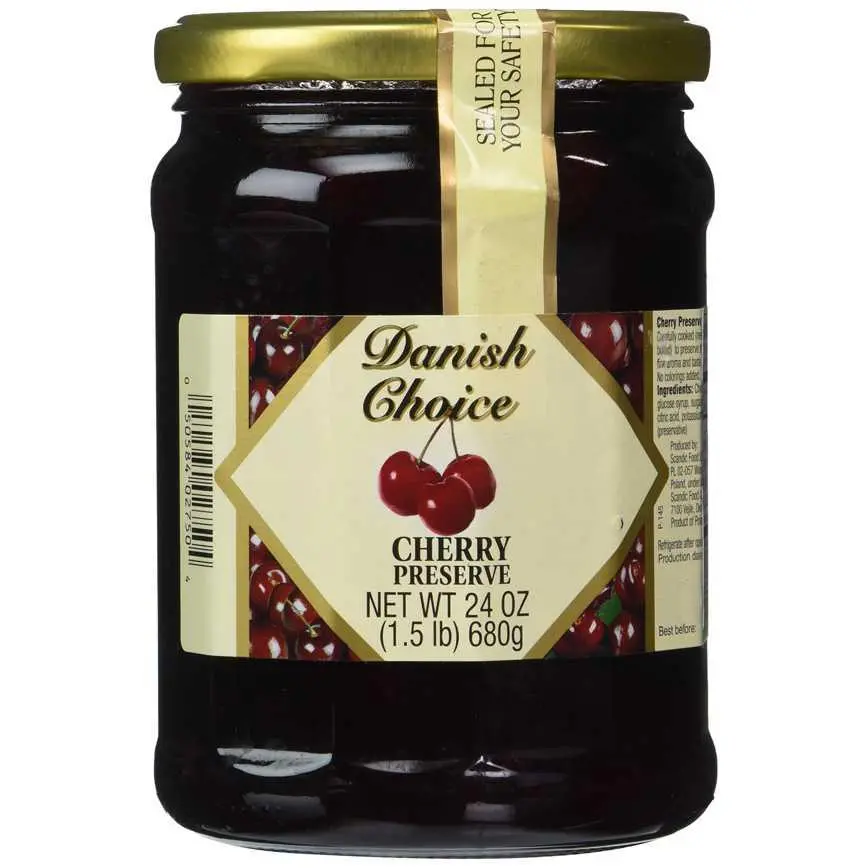 Danish Choice Cherry Preserve 24 Oz. 1