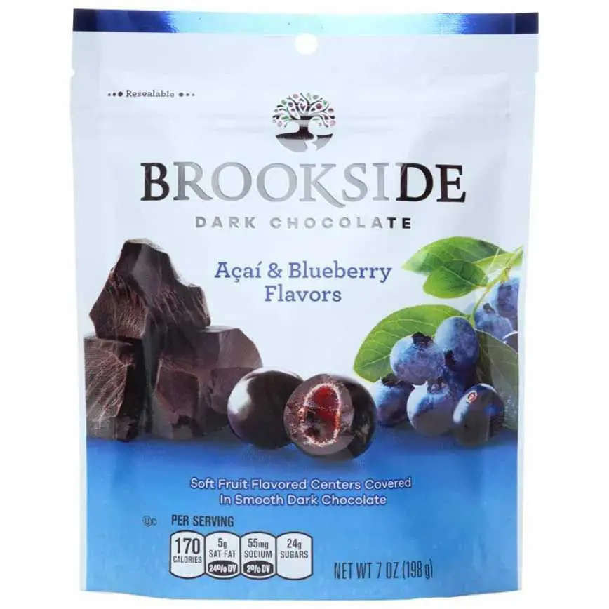 Brookside Dark Chocolate Acai And Blueberry 7 Oz. 1