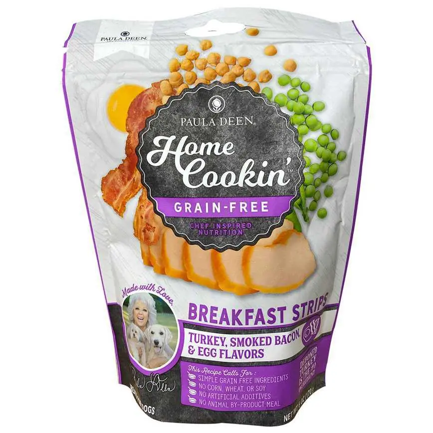 Paula Deen Breakfast Strips Turkey, Smoked Bacon, & Egg Flavors 6 Oz. 1