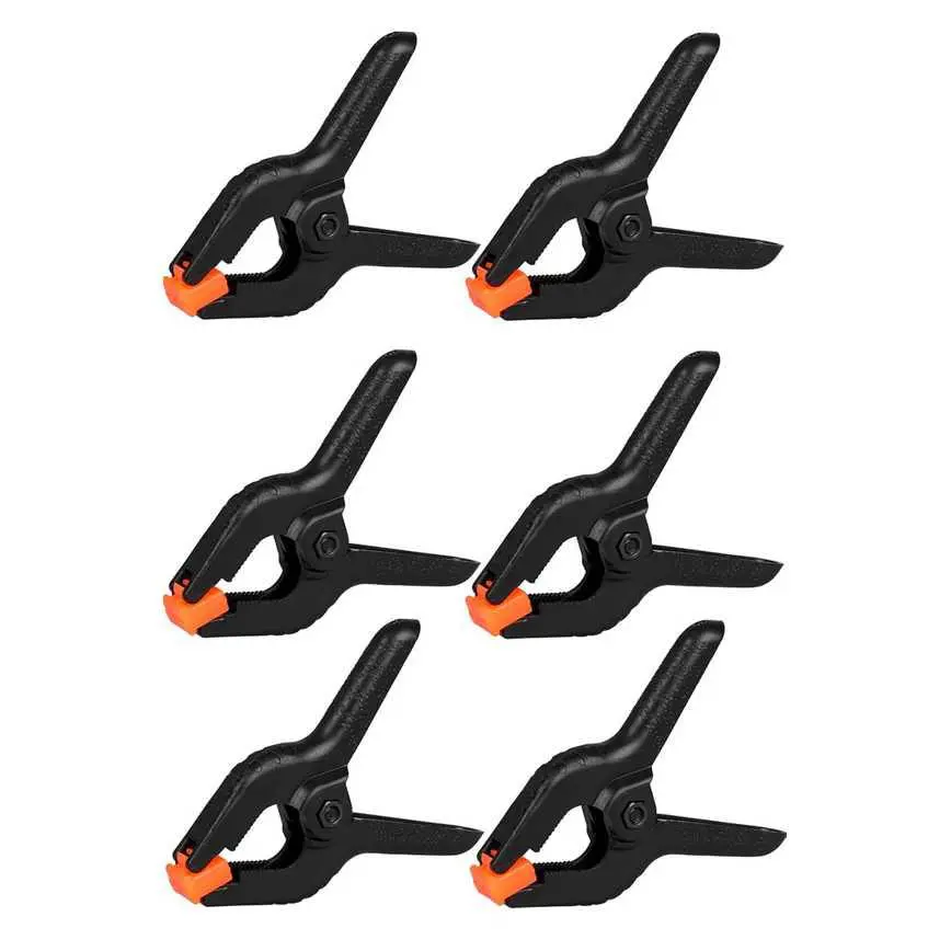 Plastic Spring Clamps 6 Pc. 1