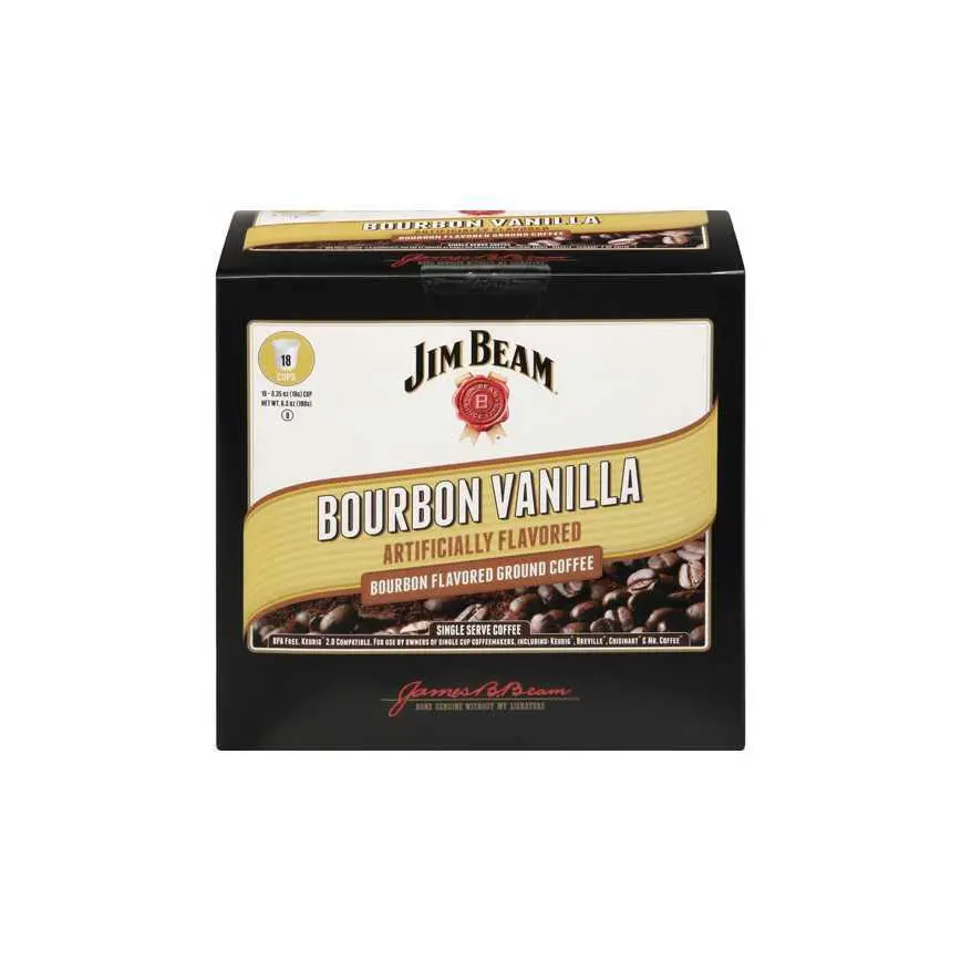 Jim Beam Bourbon Vanilla Coffee K-Cups 18 Ct. 1