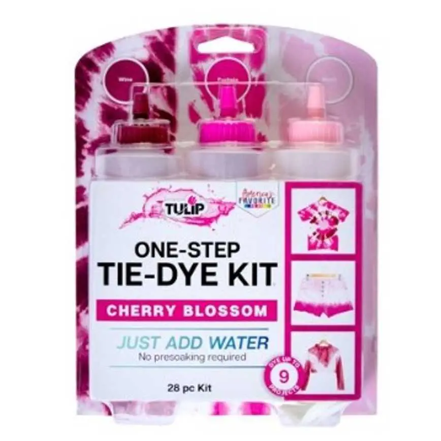 Tulip Tie Dye Kit Cherry Blossom 3 Pk. 1