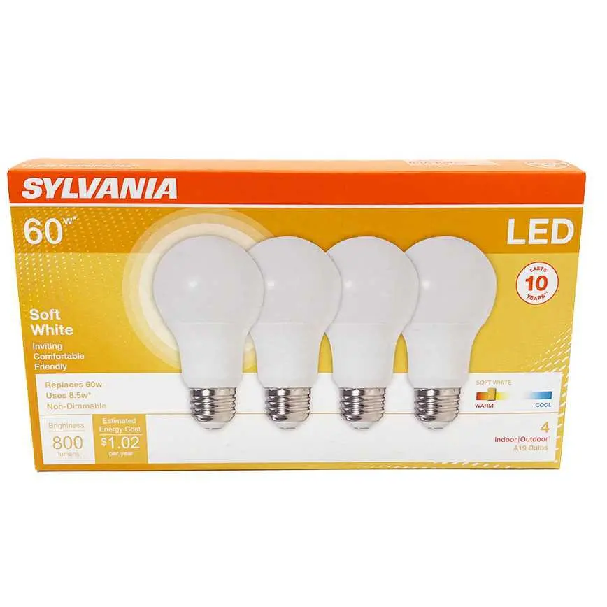Sylvania Led Light Bulbs 60 Watt 4 Pk. 1