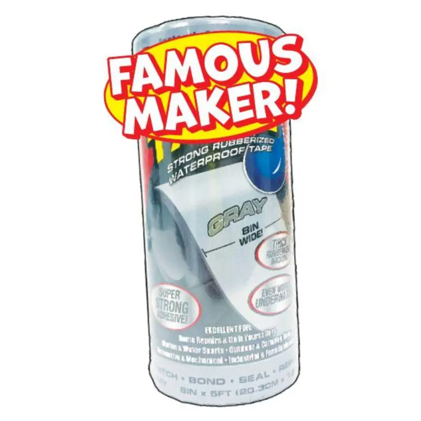 Famous Maker Waterproof Tape Roll 8" X 5' 1