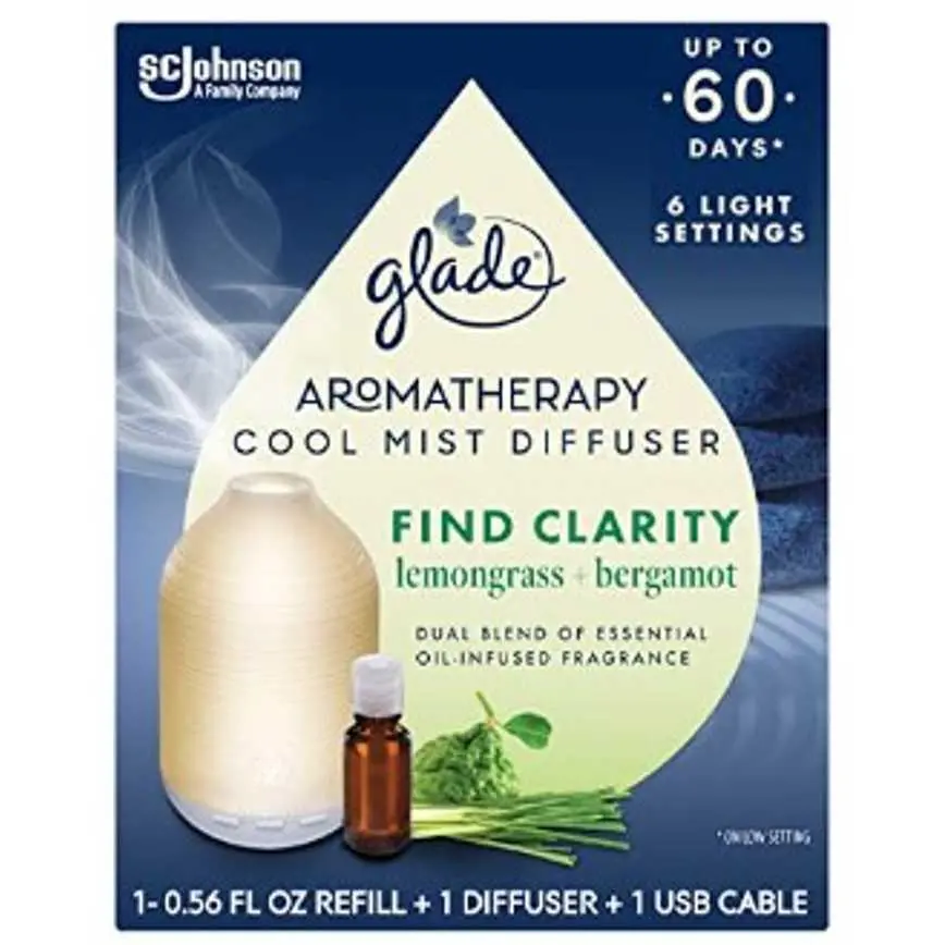 Glade Aromatherapy Cool Mist Diffuser Find Clarity 0.56 Oz. 1