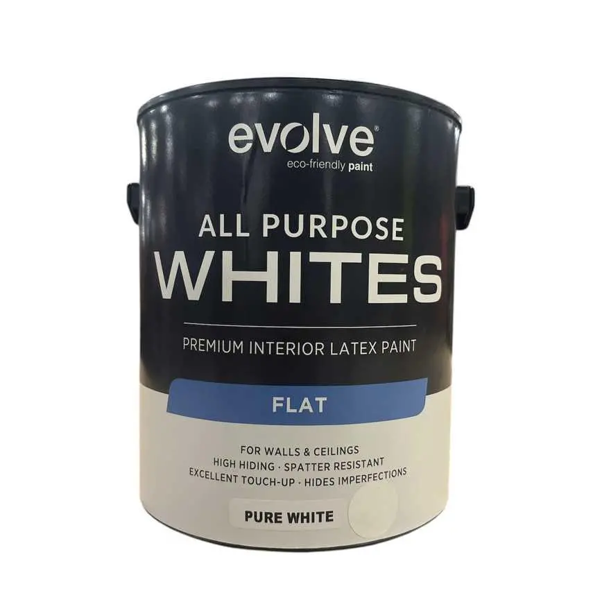 Evolve Latex Paint Flat White 1 Gal. 1