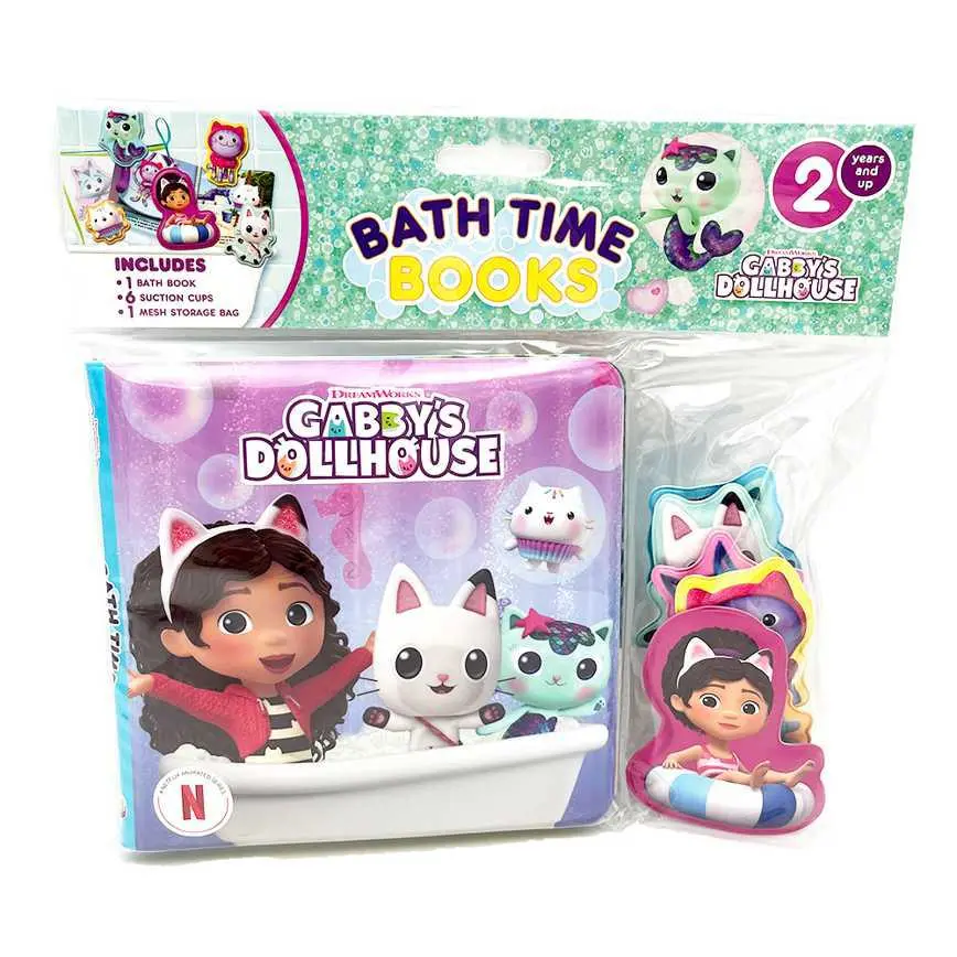 Bath Time Books Gabby's Dollhouse 1