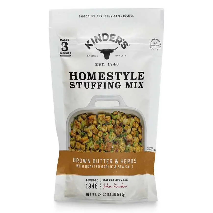 Kinder's Homestyle Stuffing Mix Brown Butter & Herbs 24 Oz. 1