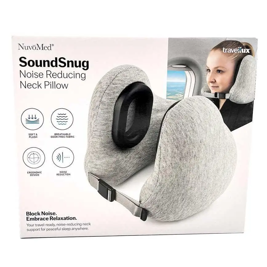 Nuvomed Soundsnug Noise Reducing Neck Pillow 1