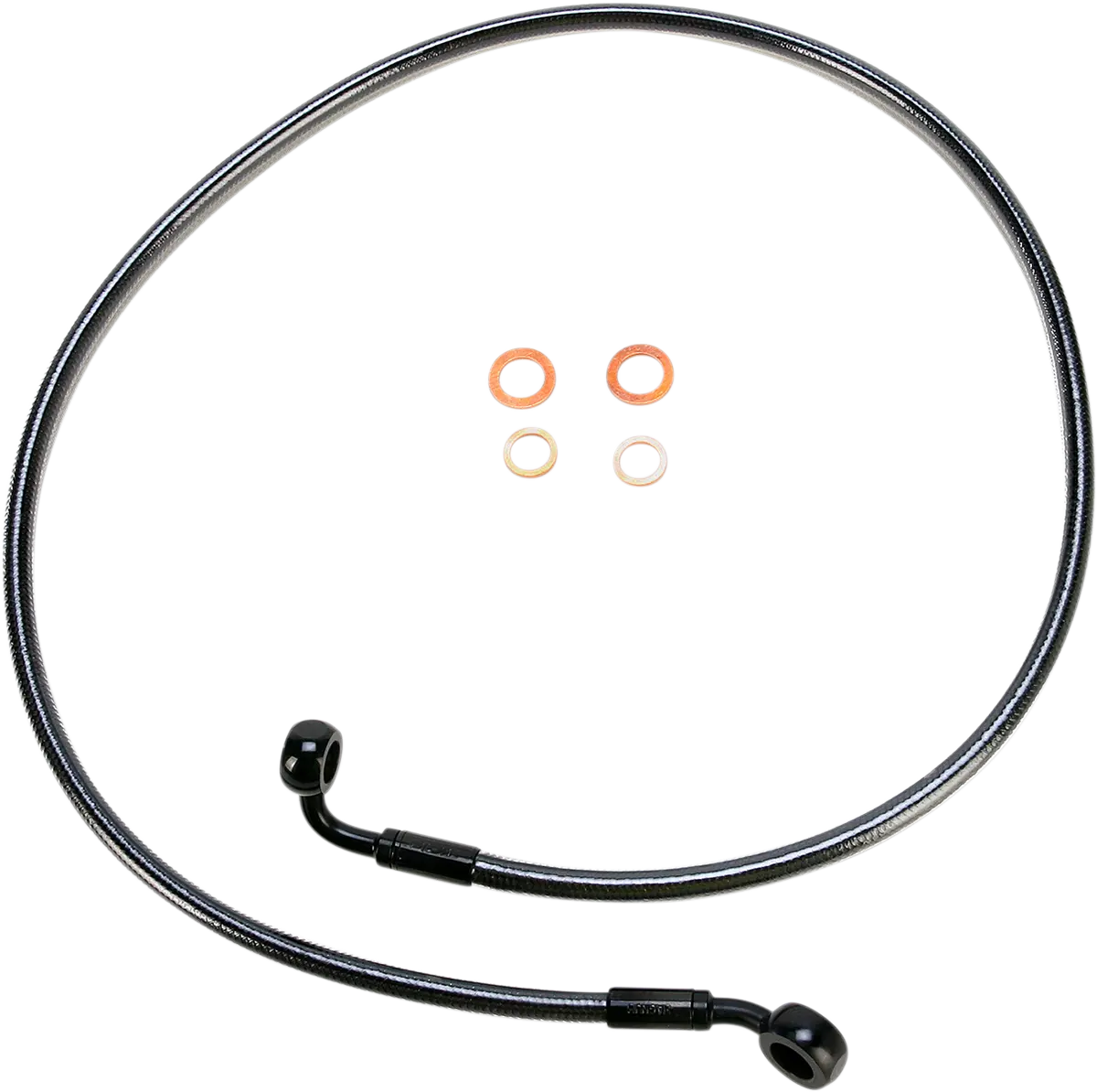 Magnum Shielding Brake Line - 35/90° - 52" - Black Pearl 46152Sw 1