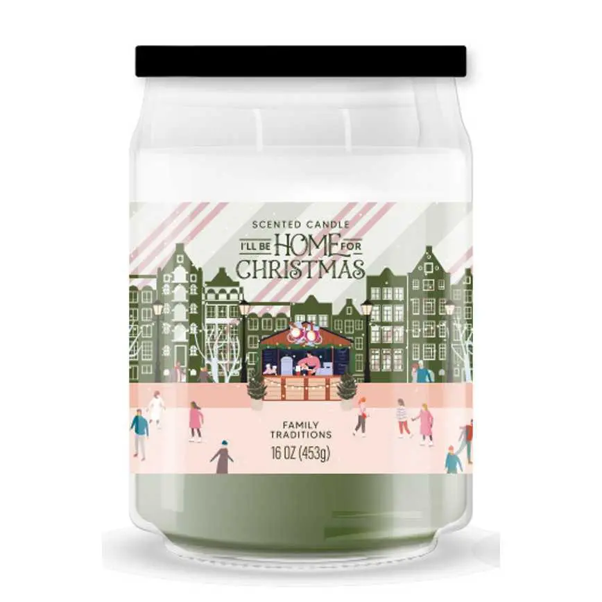 I'll Be Home For Christmas Holiday Scented Candle 16 Oz. 2