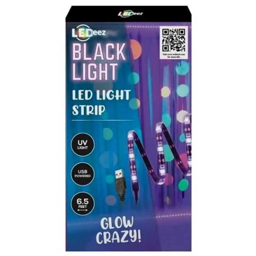 Ledeez Led Light Strip Black Light 6.5 Ft. 1