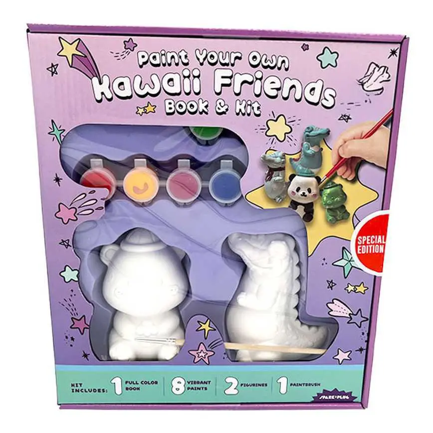 Paint Your Own Kawaii Friends Book & Kit 1
